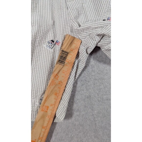 Chubbies Men Shorts XL Space Astronaut Striped Seersucker Chino 6.5" Inseam - Picture 13 of 16
